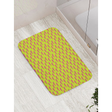 Modern Pop Artwork Chili Bath Mat