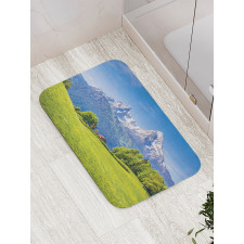 Blooming Flower Foliage Bath Mat