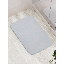 Diagonal Striped Rhombs Bath Mat