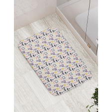 Floral Perfume Ingredients Bath Mat