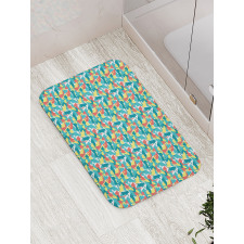 Energetic Kitten Bath Mat