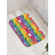 Heart Peace Bath Mat