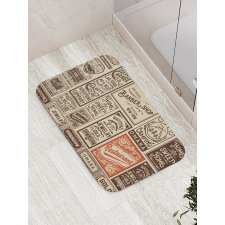Pack Old Advertising Bath Mat