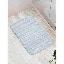 Clouds and Storks in Sky Bath Mat