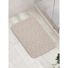 Pastel Flourish Daisy Doodle Bath Mat