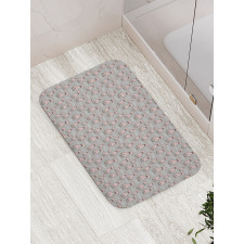 Childish Giraffes in Bowtie Bath Mat