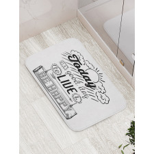 Inspiration Gratitiude Bath Mat