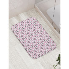 Modern Exotic Birds Bath Mat