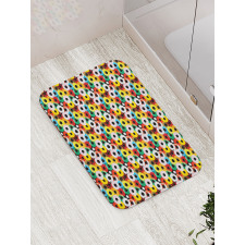 Vivid Ring Records Vinyl Art Bath Mat