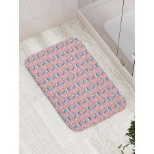 Spring Garden Bird Beauty Bath Mat