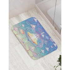 Meditation Yoga Chakra Zen Bath Mat