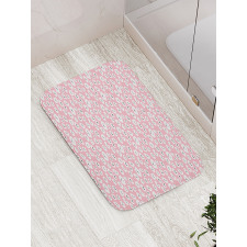 Fluffy Cumulus Cartoon Art Bath Mat