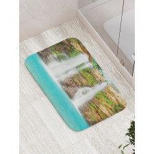 Waterfall in Rainforest Bath Mat