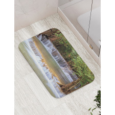 Waterfall Kanchanaburi Bath Mat