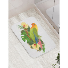 Exotic Agapornis Parrot Bath Mat