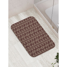 Oriental Damask Art Bath Mat