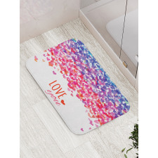 Hearts Love Springtime Bath Mat