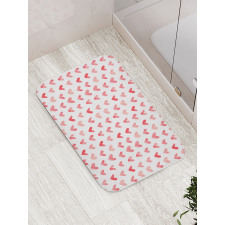 Retro Style Art Shapes Bath Mat