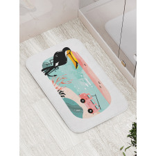 Van and Toucan Bath Mat