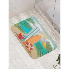 Summer Holiday Fun Bath Mat