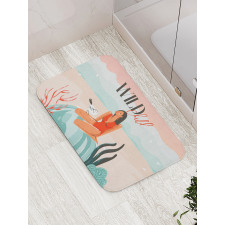 Wild Child Girl Rock Bath Mat