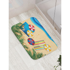 Tranquil Coast Fun Bath Mat