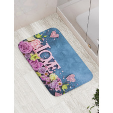 Valentines Bouquet Bath Mat