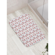 Delicate Flowers Art Bath Mat