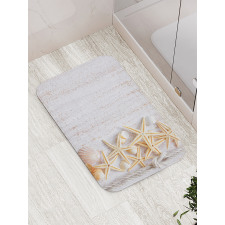 Seashells and Starfish Bath Mat