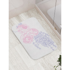 Romantic Lavender Art Bath Mat