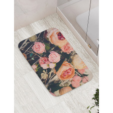 Rustic Bouquet Art Bath Mat