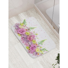 Spread Romantic Flower Bath Mat