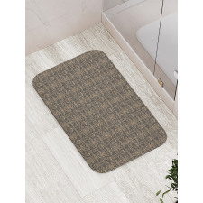 Nature Tone Damask Bath Mat