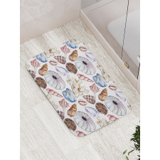 Seashell Coral Reef Bath Mat