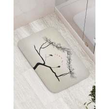 Love Birds Branch Bath Mat