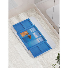 Mountain Ocean Sea Bath Mat