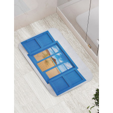 Spain Beach Distant Bath Mat