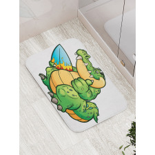 Chunky Surfer Pattern Bath Mat