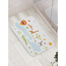 Forest Landscape Bath Mat