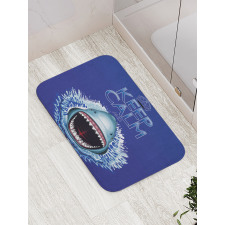 Wild Shark Hunter Bath Mat