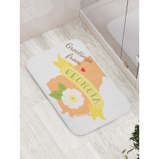 Greetings State Design Bath Mat