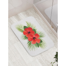 Simple Petal Arrangement Bath Mat