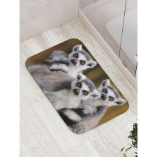 Ring Tailed Monkey Animals Bath Mat