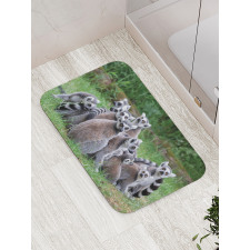 Ring Tailed Madagascar Monkey Bath Mat