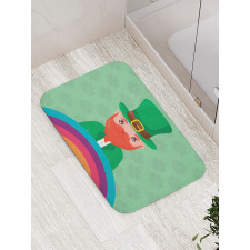 Happy Vibrant Holiday Feels Bath Mat