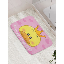 Princess Duck with Tiara Bath Mat