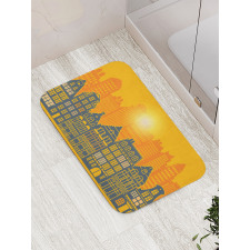 Urban Retro Architecture Bath Mat