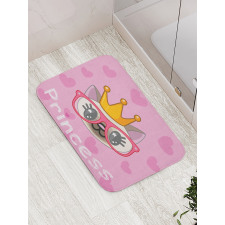 Happy Princess Cat Bath Mat