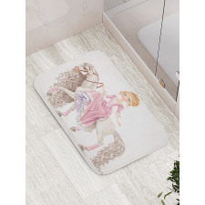 Princess on White Horse Bath Mat