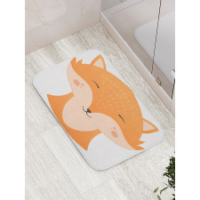 Happy Animal Face Simplicity Bath Mat